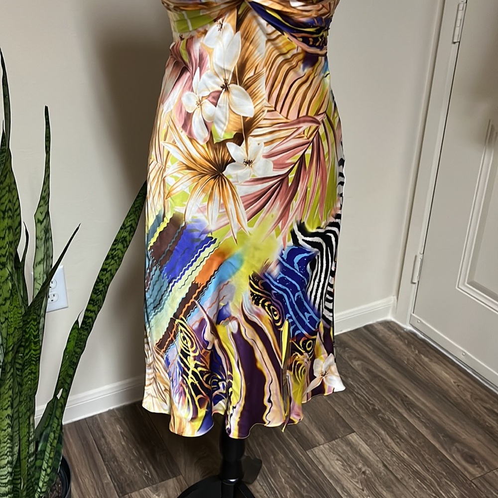 Mary L. Couture Silk Fit & Flare Silhouette. Preowned - Picture 3 of 11